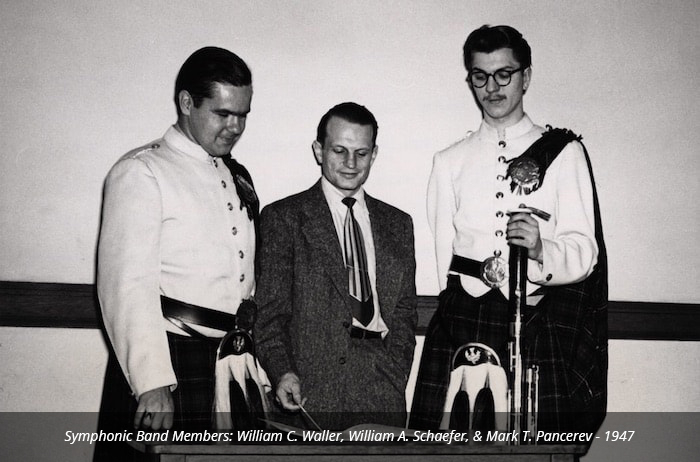 Symphonic Band members in 1947